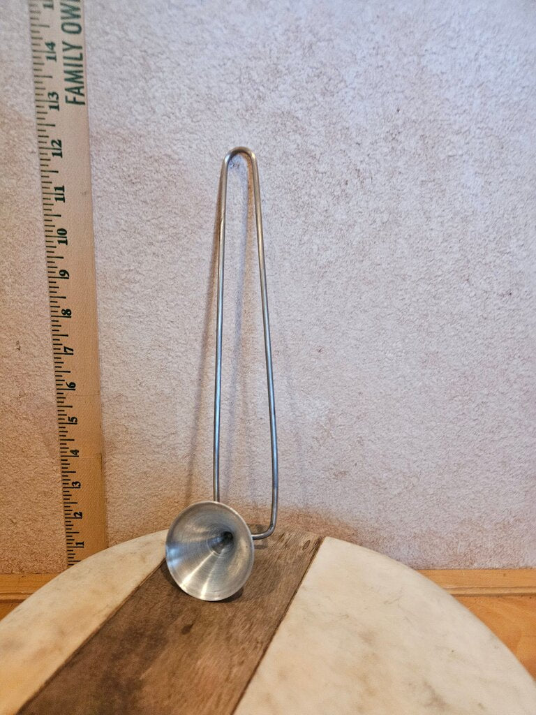 Vintage Candle Snuffer Bell Shaped Pewter