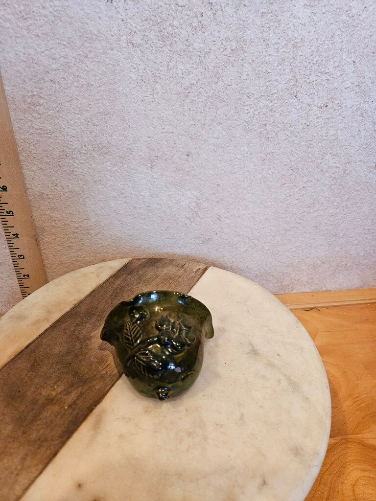 Decorative Green Ceramic Flower Pot