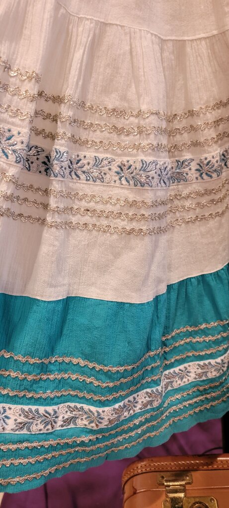 Beautiful Embroidered Long Skirt