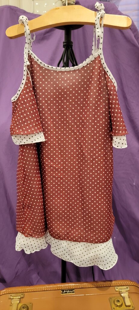 Collegiate Cupcakes Polka Dot Top