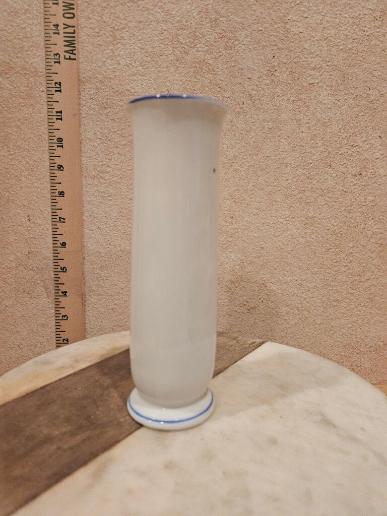 Hand-Painted Floral Ceramic Vase