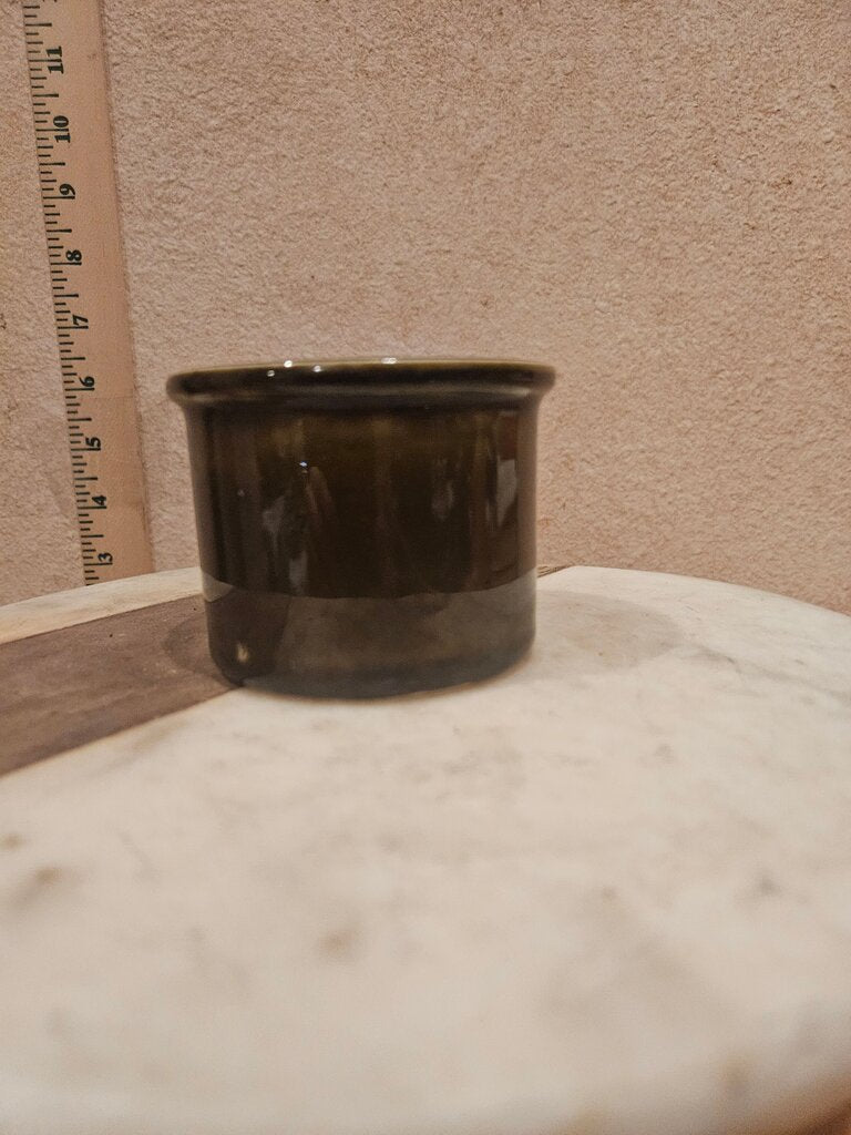 Pottery Cheese display container serving Bowl