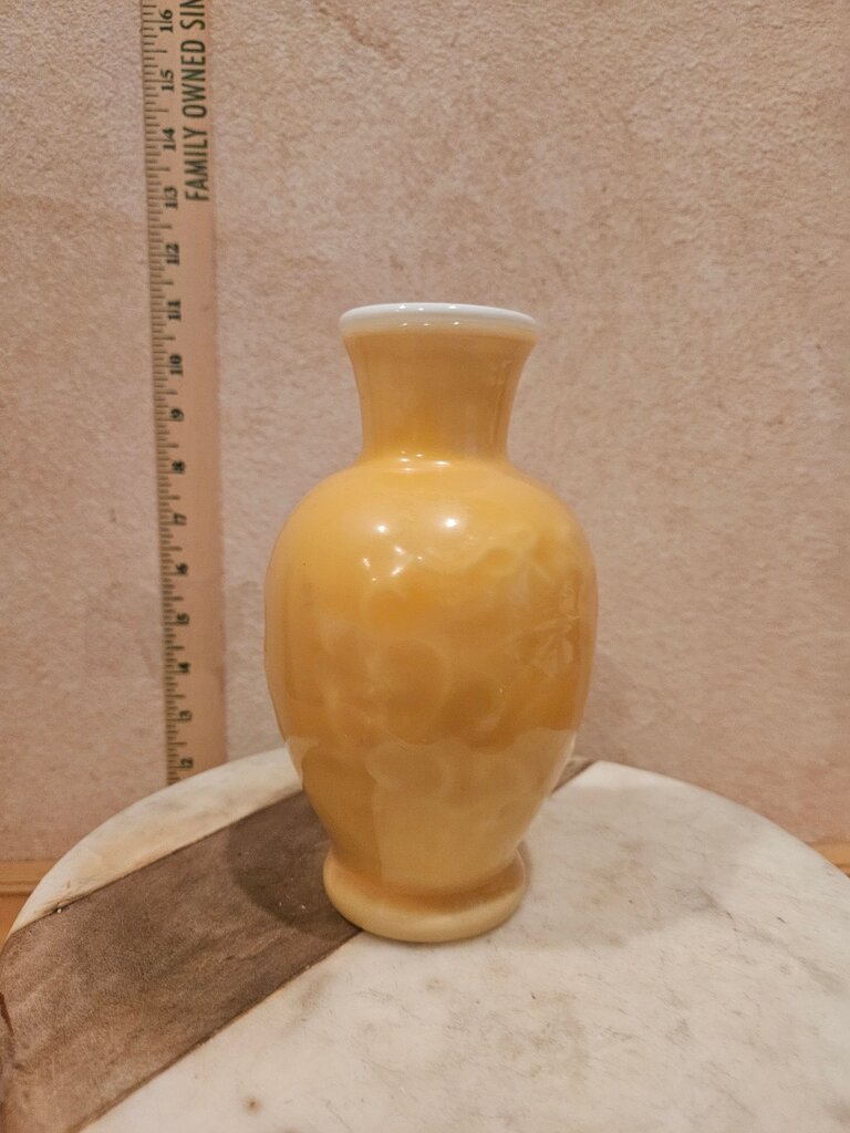Vintage Avon Bottle 1981 - Spring Bouquet Fragranced Vase in Amber