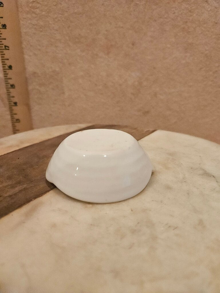Small White Porcelain display/serving Dish