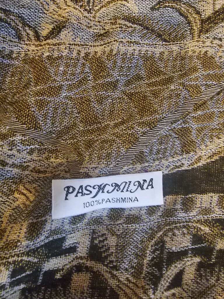 100% Pashmina Shawl with Elegant Design