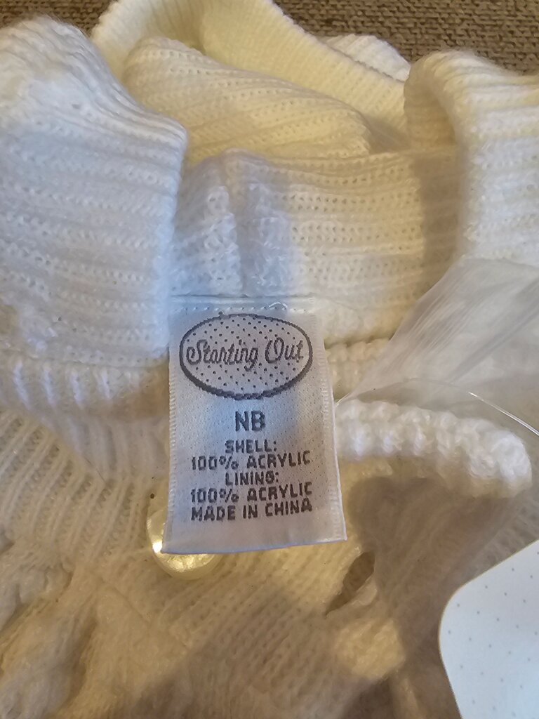 Starting Out Newborn Hooded Sweater