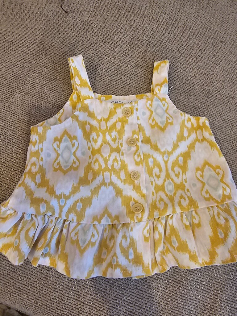 Rachel Zoe Baby Yellow Floral Dress