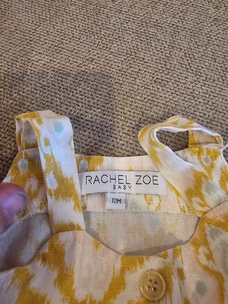 Rachel Zoe Baby Yellow Floral Dress