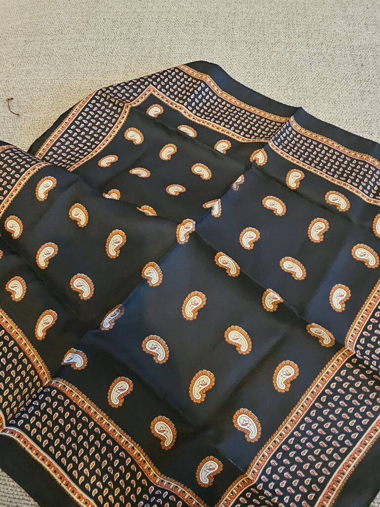 Jean Pierre Robin Vintage Silk Scarf