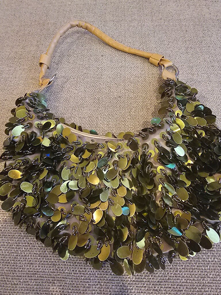 Sequined Shoulder Bag