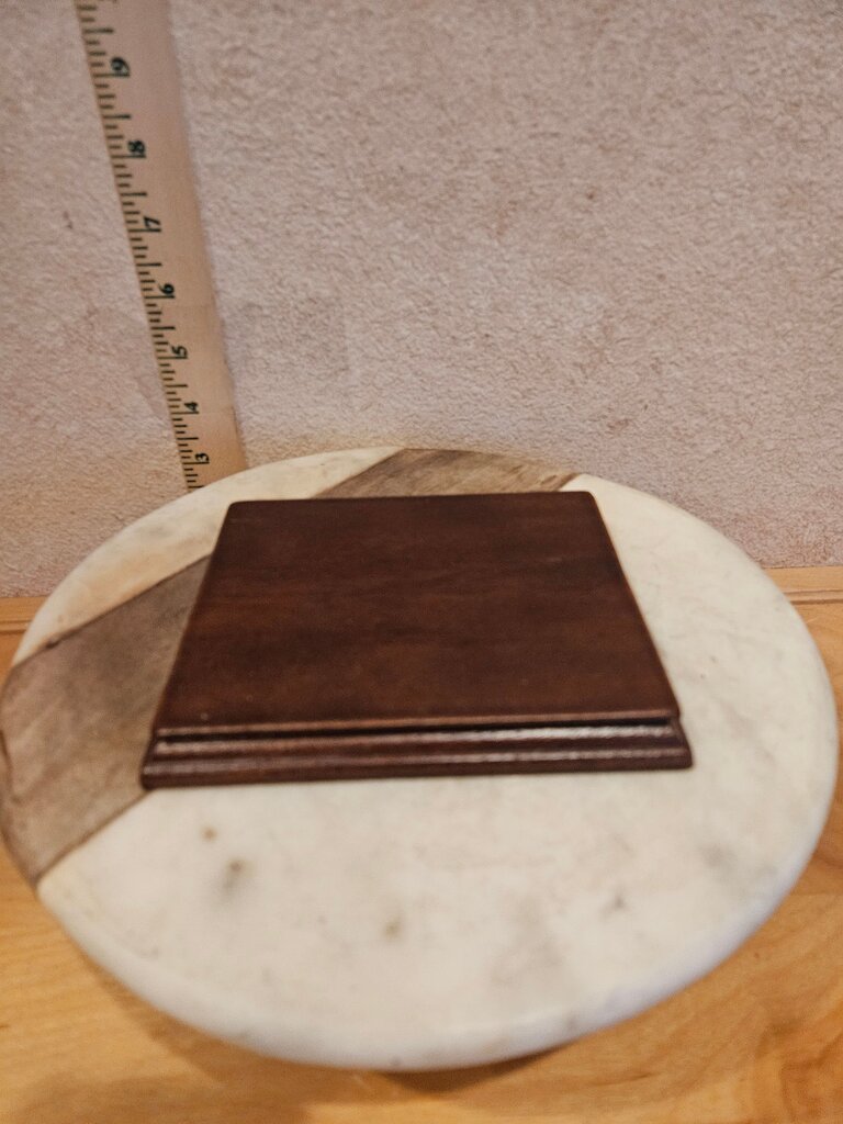 Wooden Base Display stand/cloche bottom/ Coaster riser