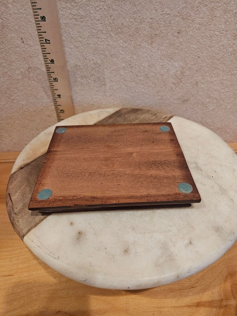 Wooden Base Display stand/cloche bottom/ Coaster riser