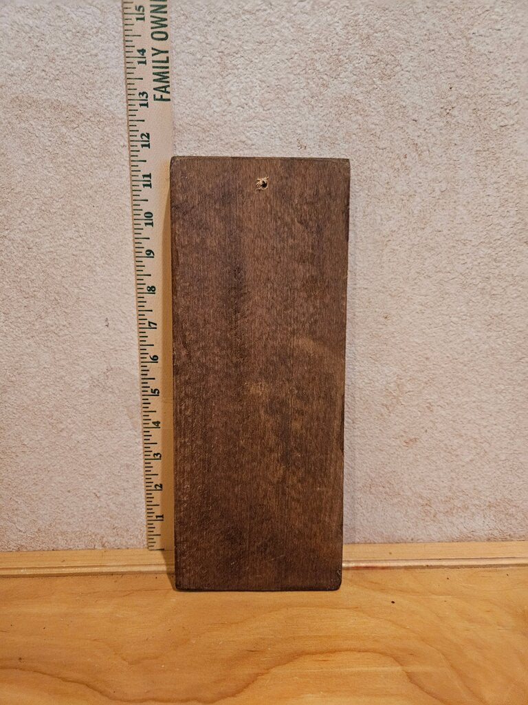 Antique Hand Carved Wooden Dutch Windmill Cookie Mold, Heavy Solid Wood, cottagecore grandma Kitchen, Holland Decor