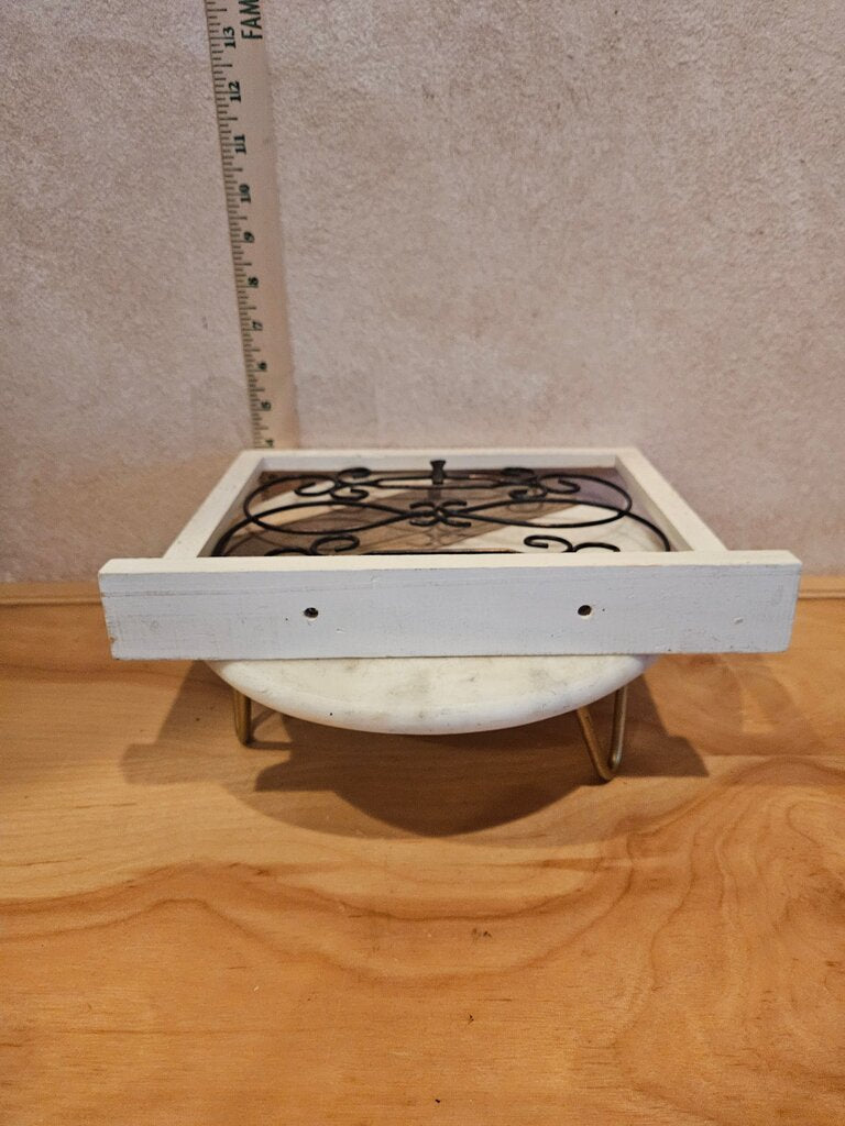 Decorative Wire and Wood Frame