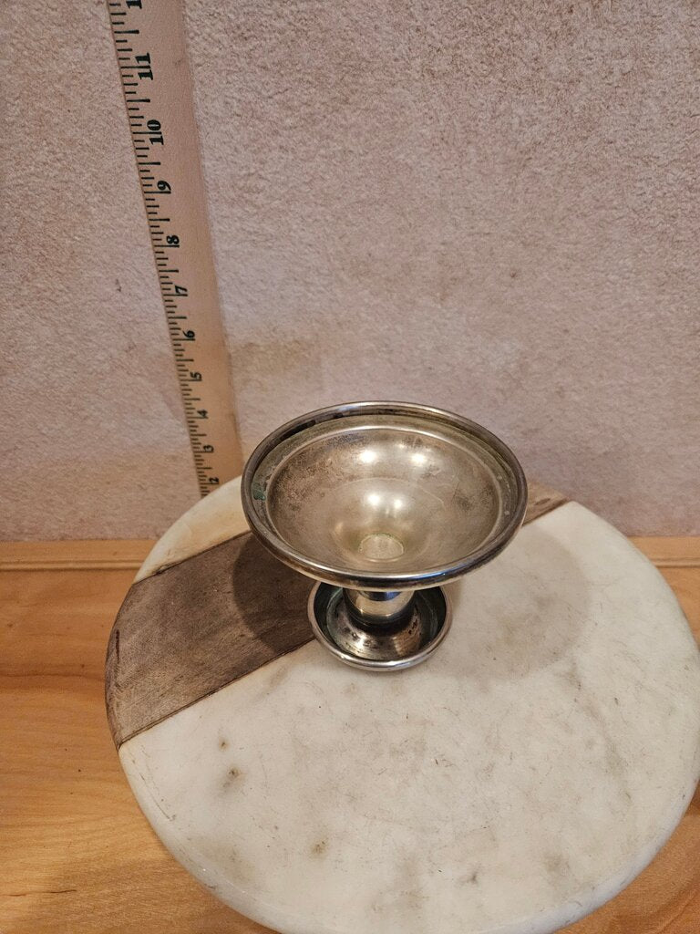 Vintage Weighted Silver plated Candlestick
