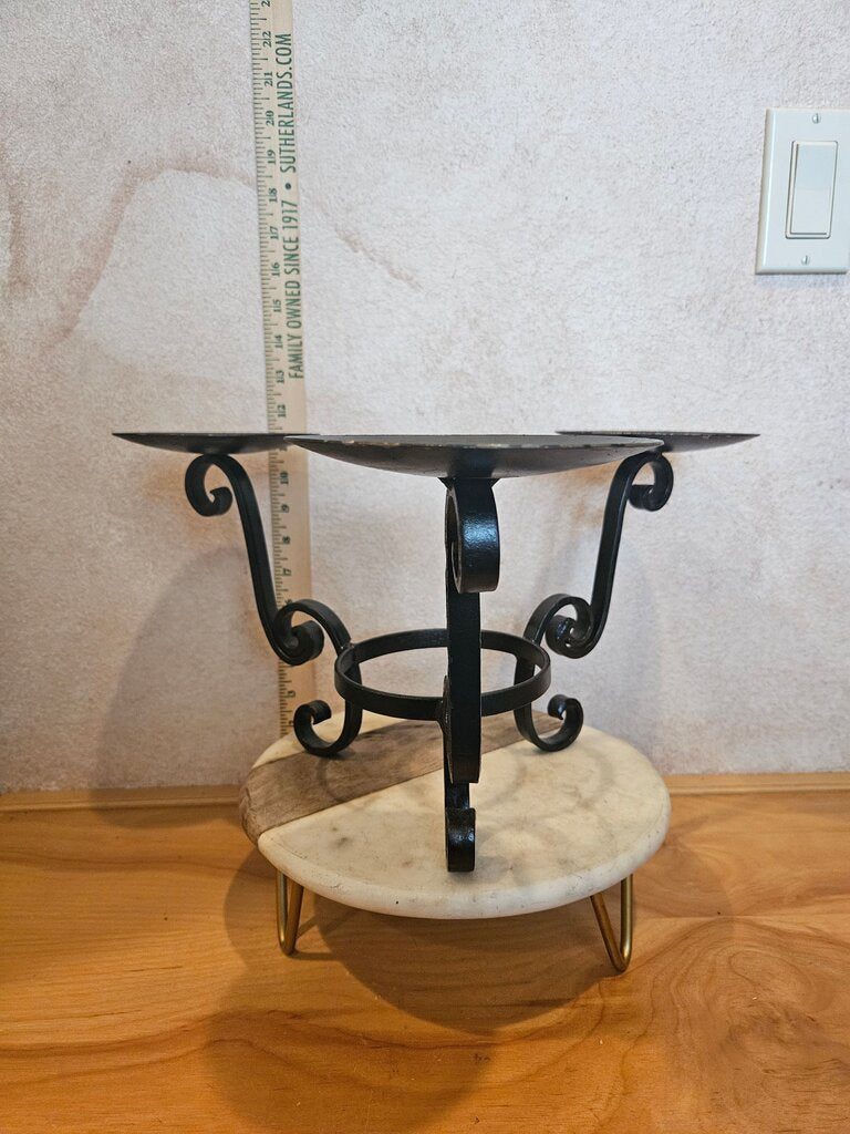 Rustic Decorative Candle Holder Stand farmhouse table display