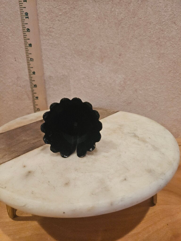 Black Metal Decorative Cone