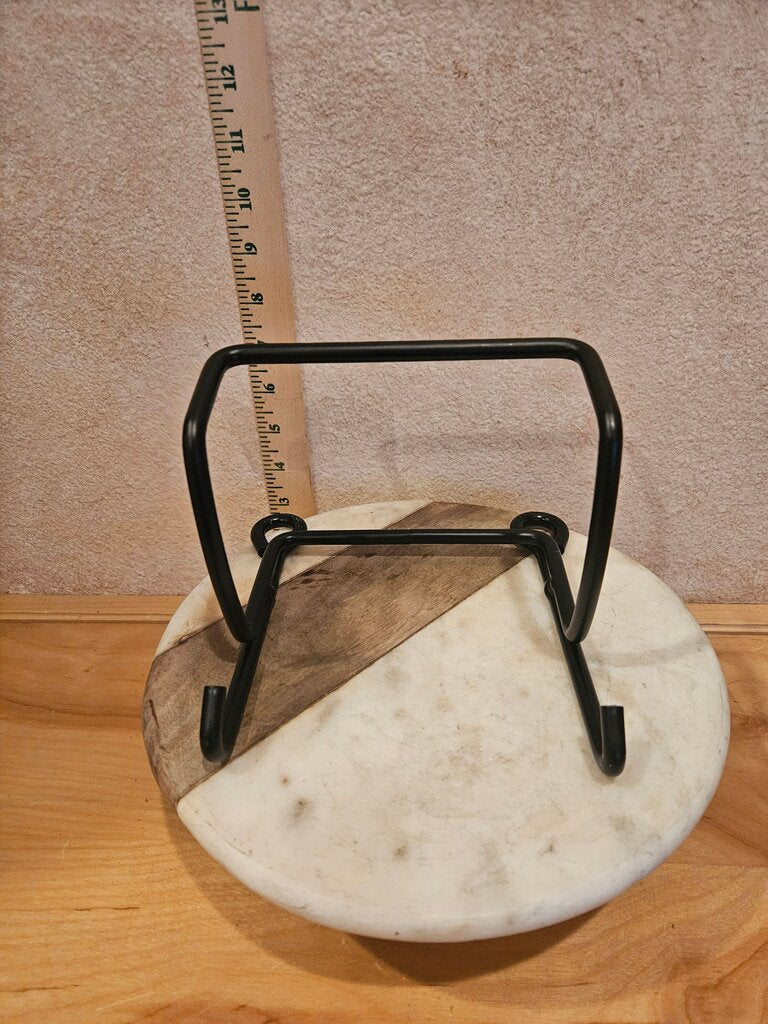 Gun Rack Mount, Black Metal Cookbook Stand / book display