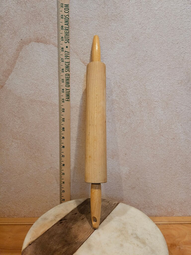 Vintage Solid Wooden Pastry dough Rolling Pin, Collectible/Housewarming/Gift Idea/Baking Enthusiast