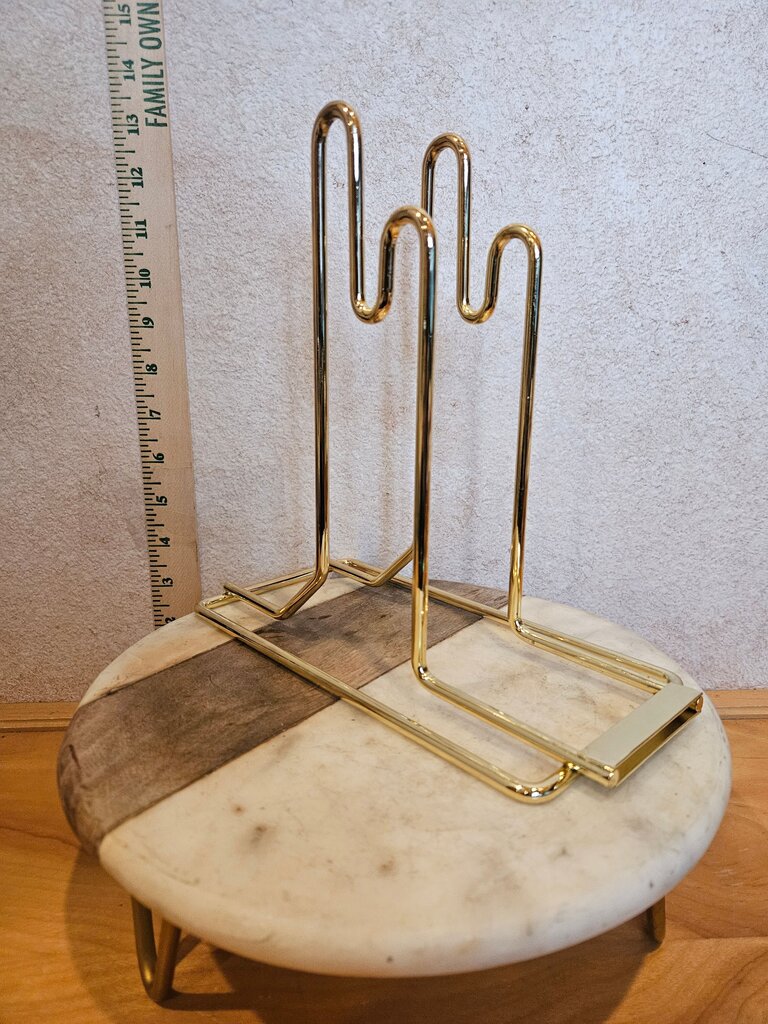 Raffle Ticket Dispenser 1PC Brass Plated Ticket Holder for Single-Roll