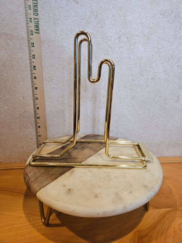 Raffle Ticket Dispenser 1PC Brass Plated Ticket Holder for Single-Roll