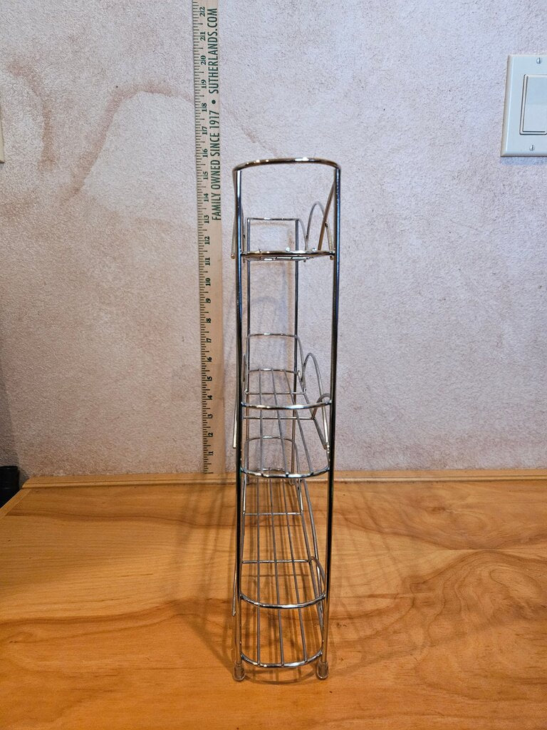 Vintage Spice Rack 3 Shelf Countertop or Wall Mount Spice Rack kitchen organizer