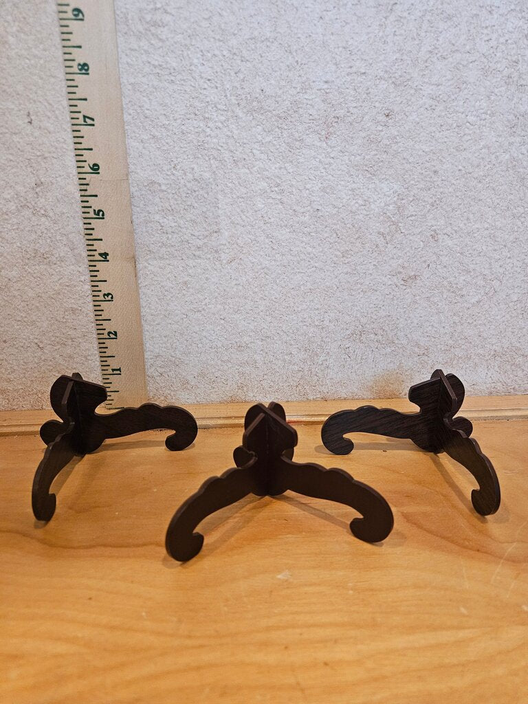 VINTAGE! 2pc Plastic Easel Holder Stand Display Plate Picture Book Art