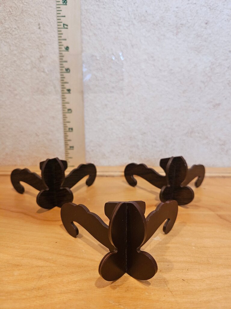 VINTAGE! 2pc Plastic Easel Holder Stand Display Plate Picture Book Art