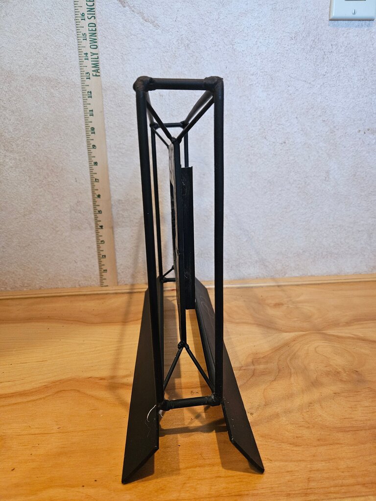 Decorative 3 D Black Metal Photo Frame no glass