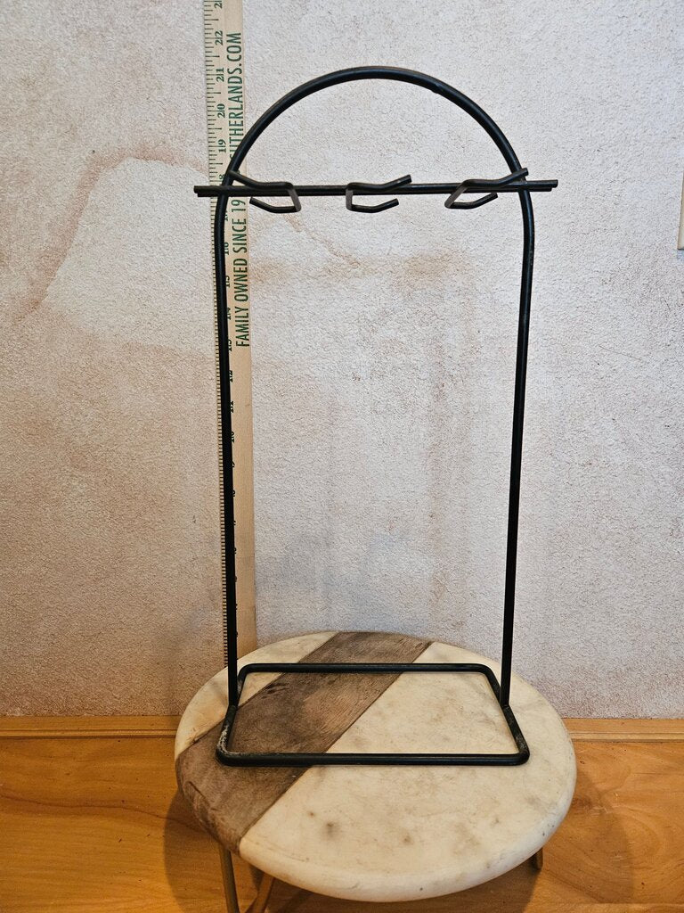 Black Metal Rack utensil holder