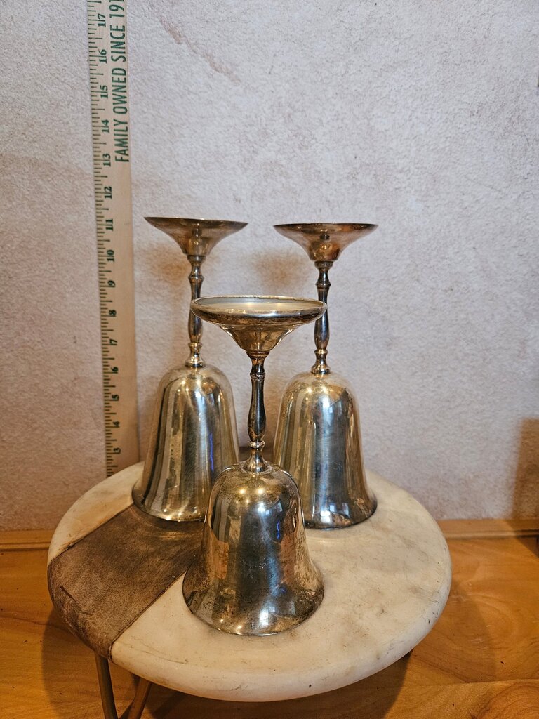 Vintage Silver Plated Goblet Set