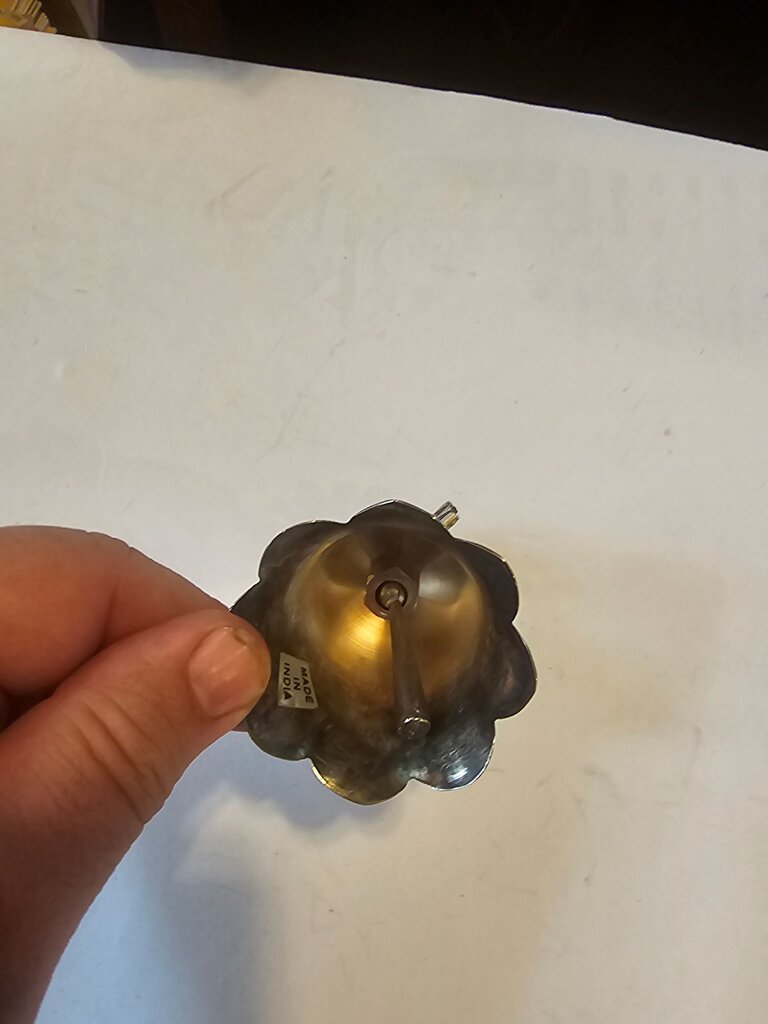Silver Snowflake Bell Decoration