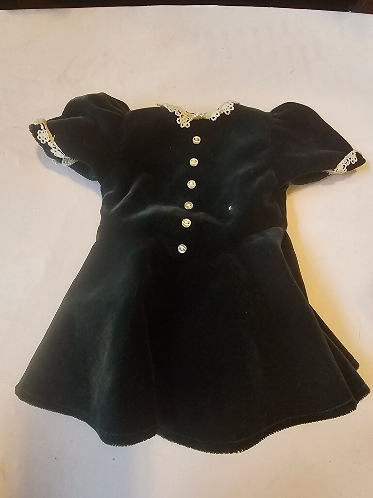 Vintage Velvet Doll Dress