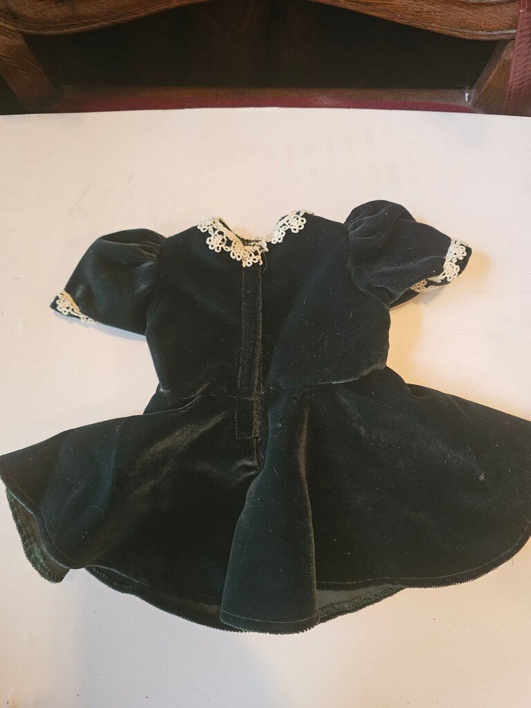Vintage Velvet Doll Dress