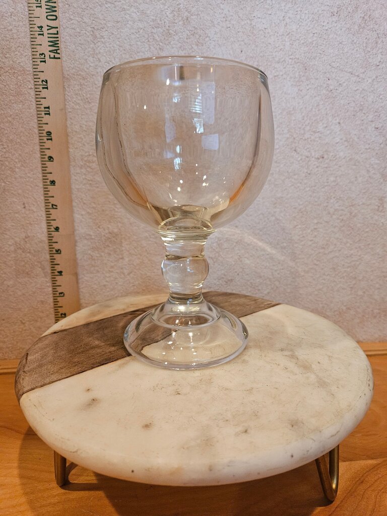 Heavy Bar Clear Glass Cocktail Goblet Beer Schooner 16 oz
