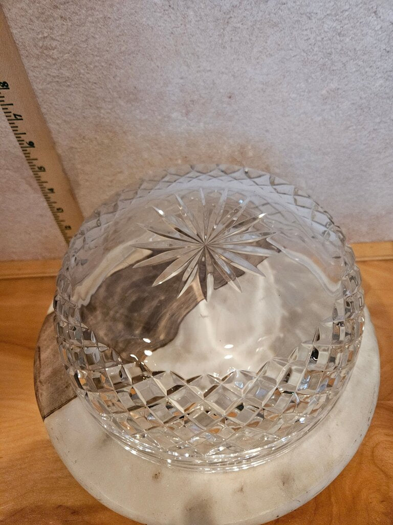 Violetta Hand Cut 24% Lead Crystal Bowl Made In Poland 1960’s