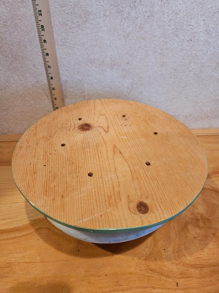 Vintage Wooden Painted Centerpiece candle display