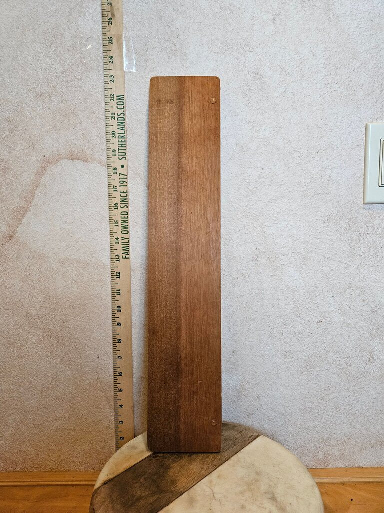 Reel Wood Wooden Slat Rack card holder, thin book rack