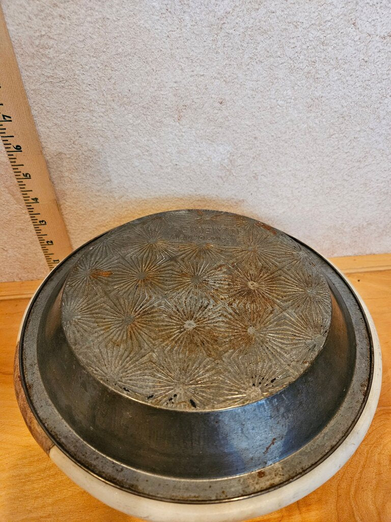 Vintage Three Ovenex N-310-10" Aluminum Pie Plate Pan