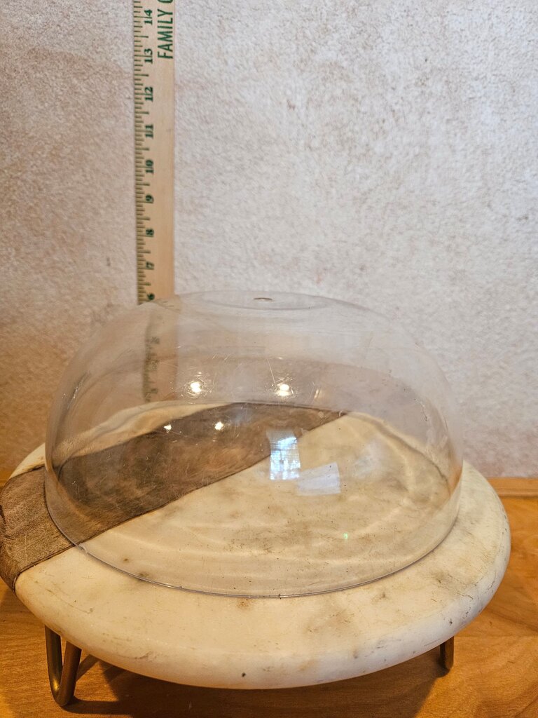 Clear Glass Cake Dome cloche table decor