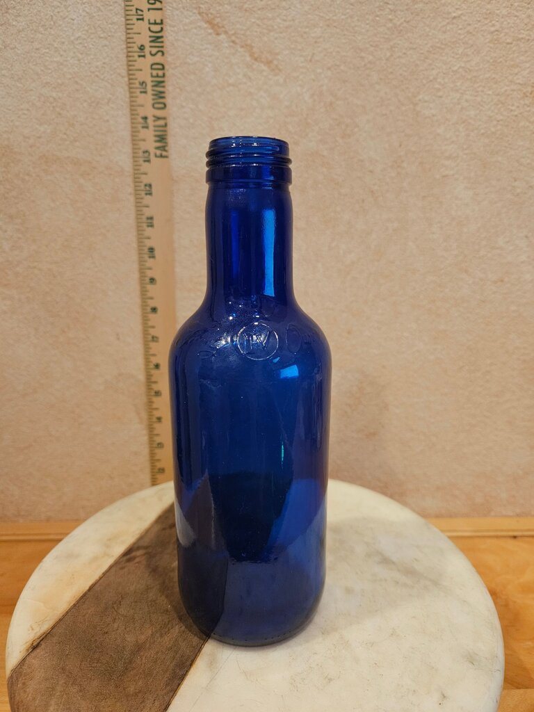 FEROLITO VULTAGGIO AND SONS Cobalt BLUE BOTTLE VASE 20OZ