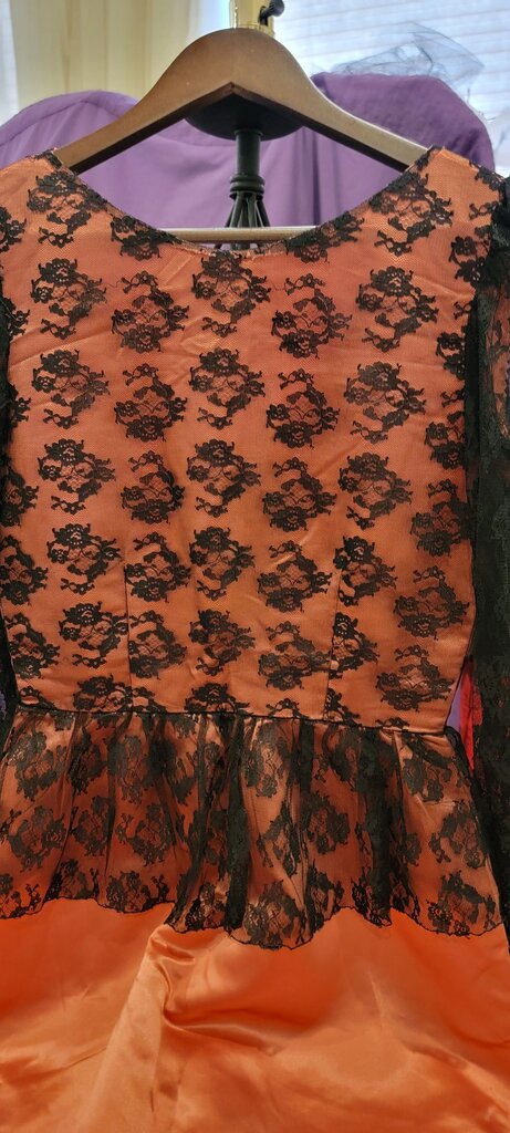 Black Lace Overlay Dress