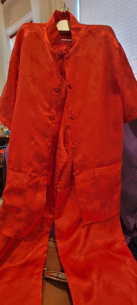 Oriental Silk Collection Red Outfit