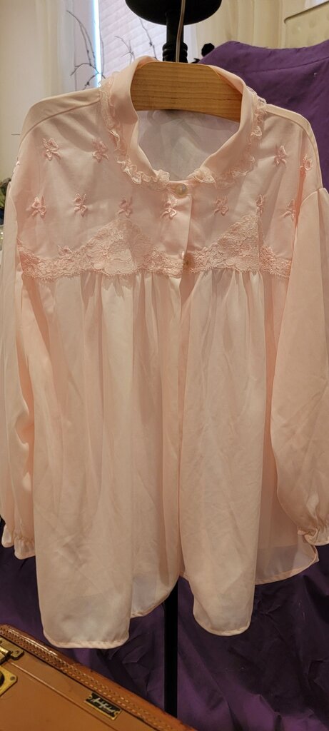 Vintage Pink Bed Jacket