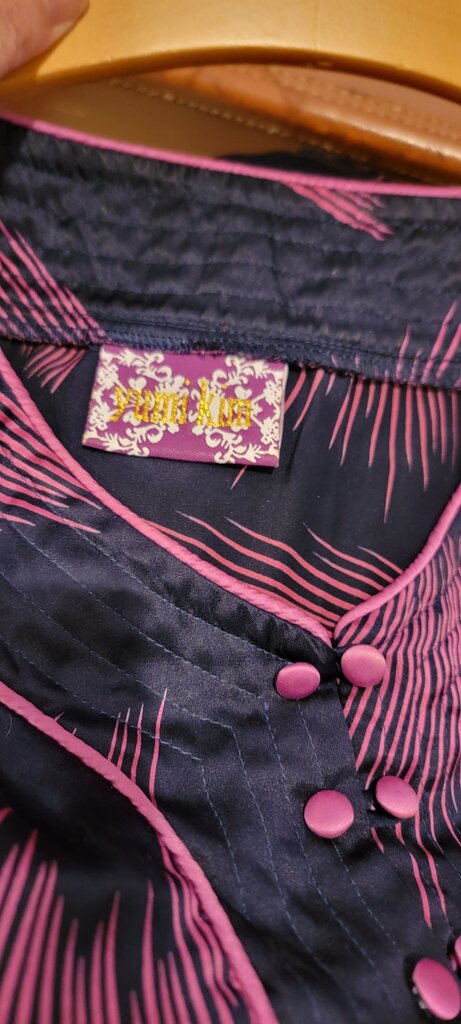 Yumi Kim Women's Navy Pink Printed Top