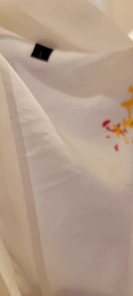 White Kimono Jacket with Crane Design