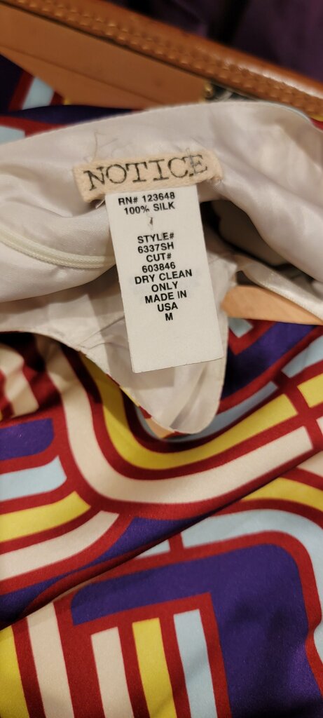 Vintage 100% Silk Dress