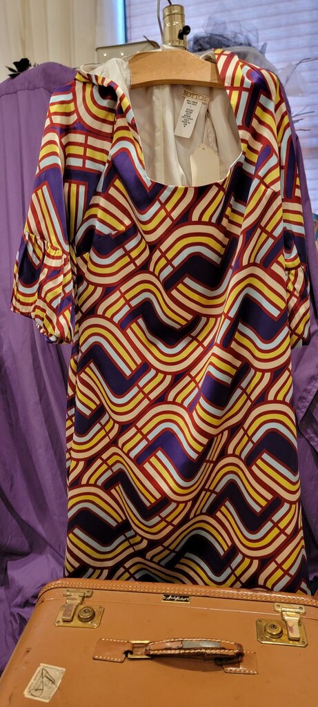 Vintage 100% Silk Dress