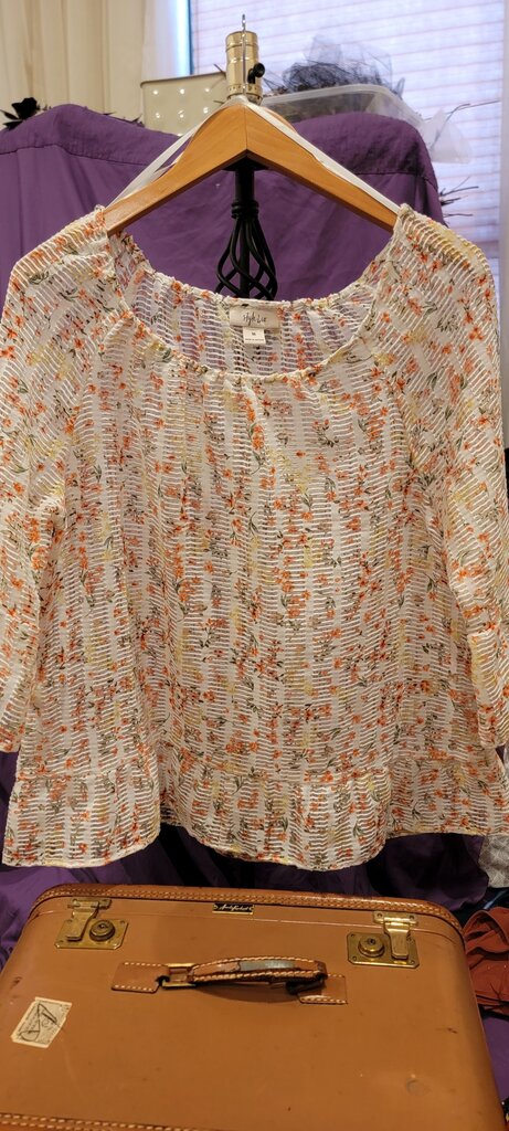 Style & Co. Floral Print Blouse