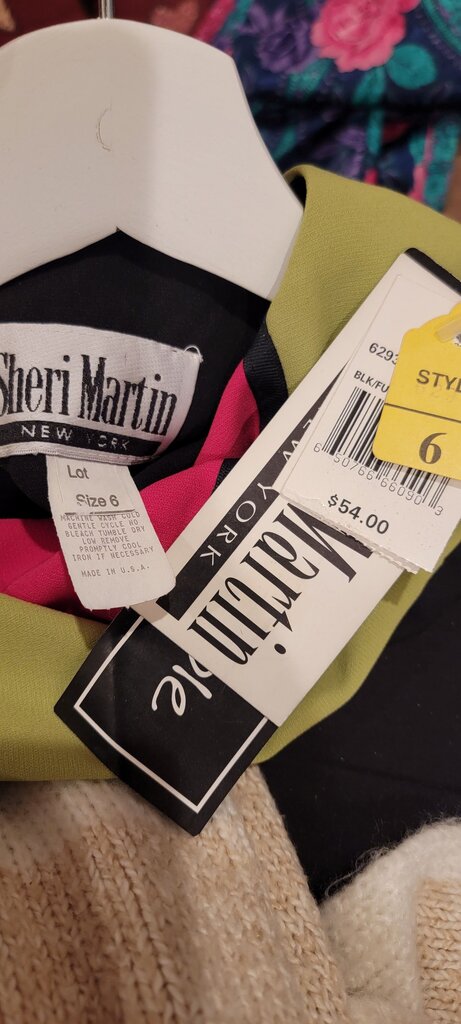 Sheri Martin Color Block Dress Size 6